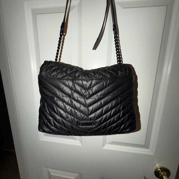 Rebecca Minkoff Quilted Black Crossbody Bag - Picture 3 of 13